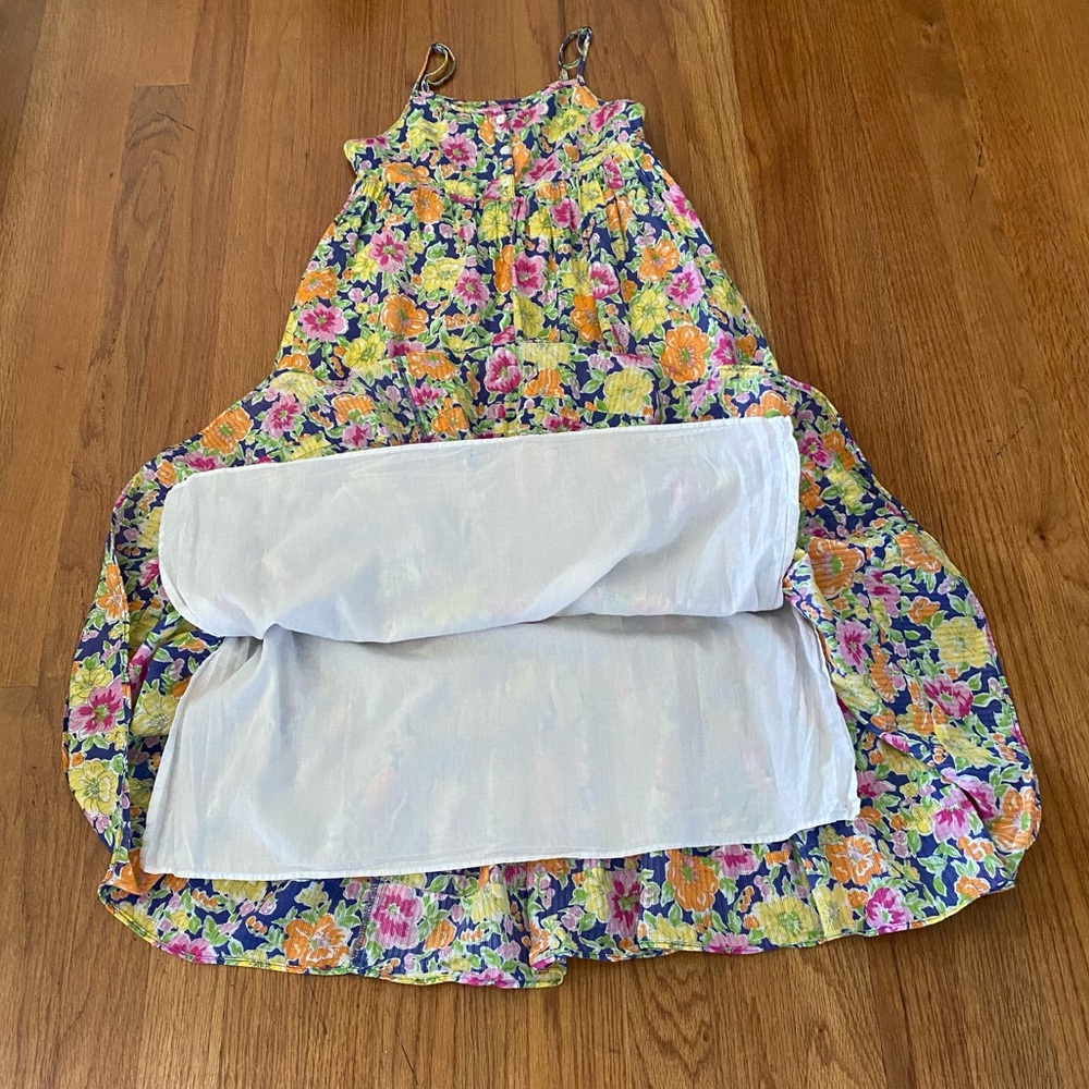 Ralph Lauren Maxi Batiste Floral Kids Dress - Picture 8 of 10